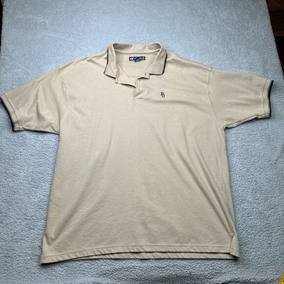 Big Dogs khaki and black polo golf size 3x fun and attitude - Picture 1 of 6